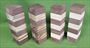 Peruvian Walnut, Zebrawood & Cherry - 4 Blanks ~ 1 3/4 x 1 3/4 x 6 ~ $24.99 #724